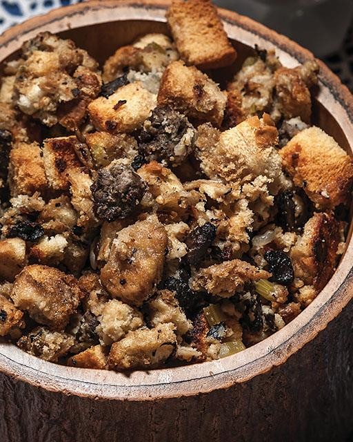 Wild boar sausage & mushroom stuffing
