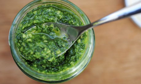 Wild garlic pesto