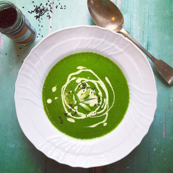 Wild garlic soup