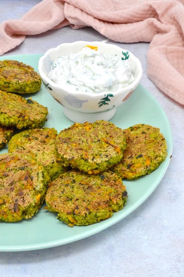 Wild garlic tofu patties