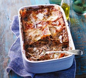Wild mushroom & prosciutto lasagne (Vincisgrassi)