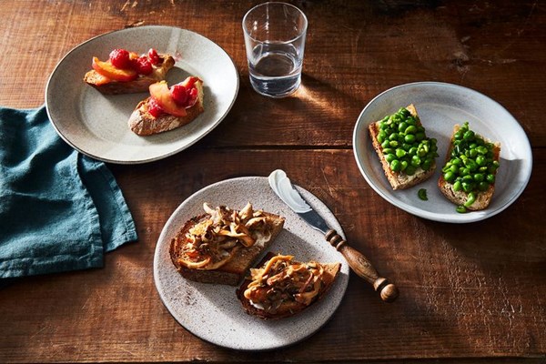 Wild mushroom & thyme toast