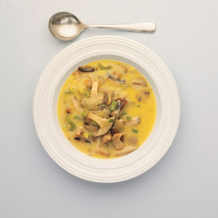 Wild mushroom and Marsala soup