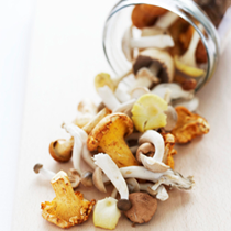 Wild mushroom, heirloom potato & escarole stew