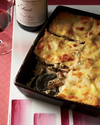 Wild-mushroom lasagna