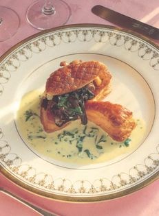 Wild mushroom pastry
