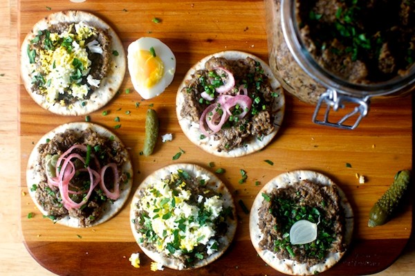 Wild mushroom pâté