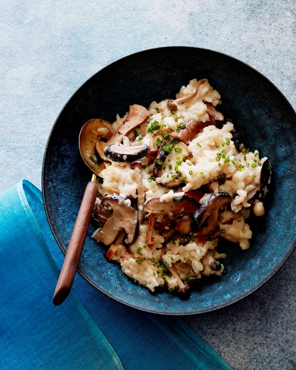 Wild mushroom risotto