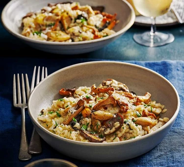 Wild mushroom risotto