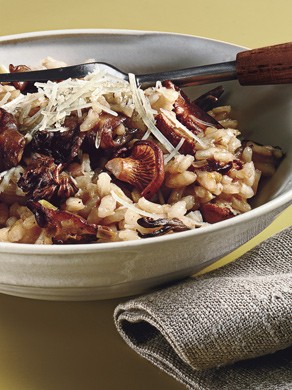 Wild mushroom risotto