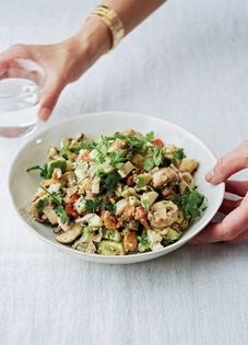 Wild mushroom salad (Vilde svampe salat)