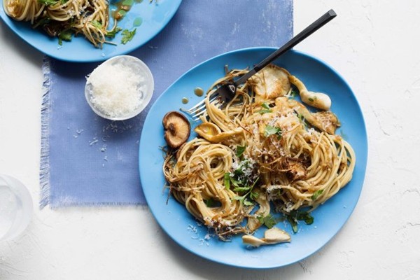 Wild mushroom spaghetti