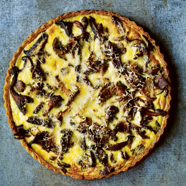 Wild mushroom tart