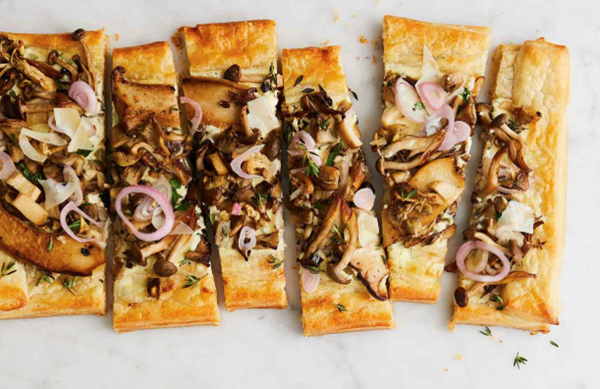 Wild mushroom tart