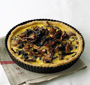 Wild mushroom tart