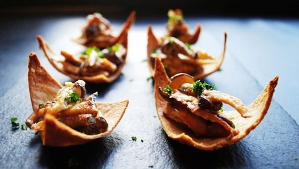 Wild mushroom tarts