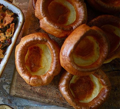 Wild mushroom Yorkshire puddings