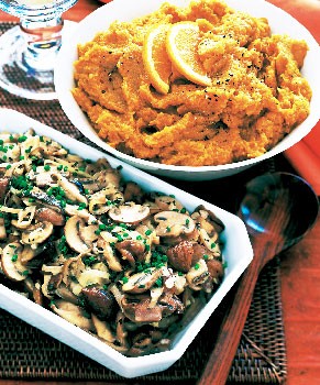 Wild mushrooms with chestnuts and thyme