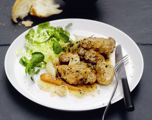 Wild rabbit stew