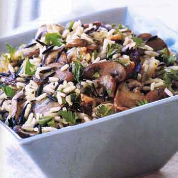 Wild rice and mushroom stuffing