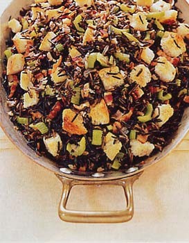Wild rice dressing