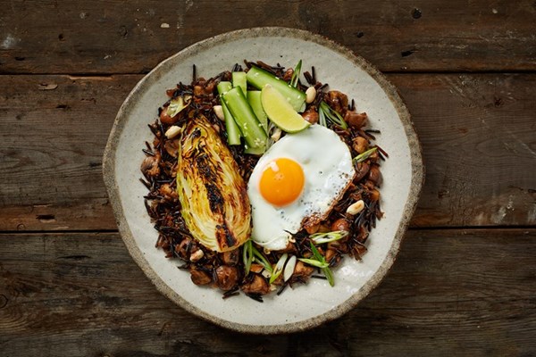 Wild rice nasi goreng