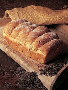 Wild rice, oat and polenta bread