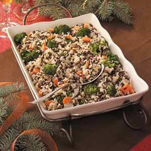 Wild rice pilaf
