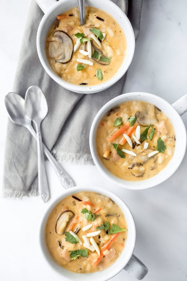 Wild rice soup