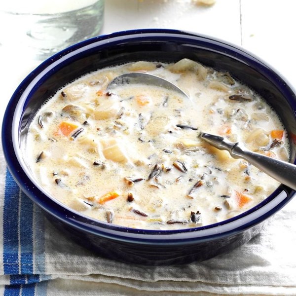Wild rice soup