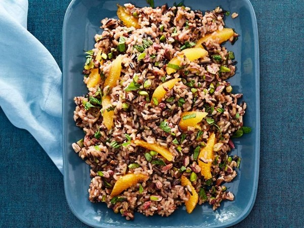 Wild rice with citrus