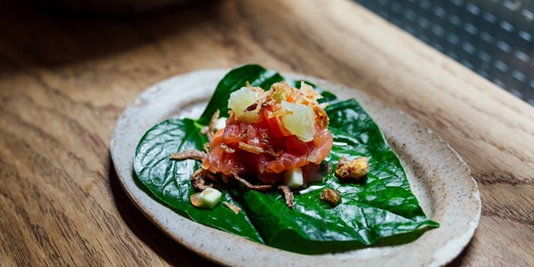 Wild salmon miang