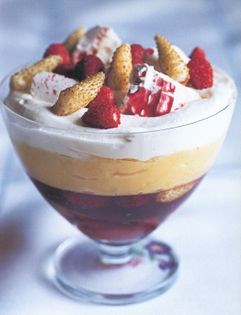 Wild strawberry trifle