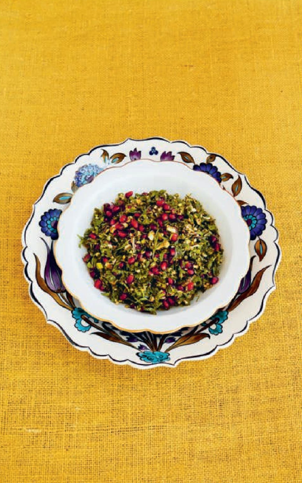 Wild thyme [za’atar] salad (Zahter salatasi)