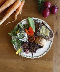Wild venison sausage rolls [Adele Lofthouse]