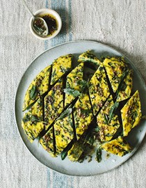 Wildkräuterpolenta
