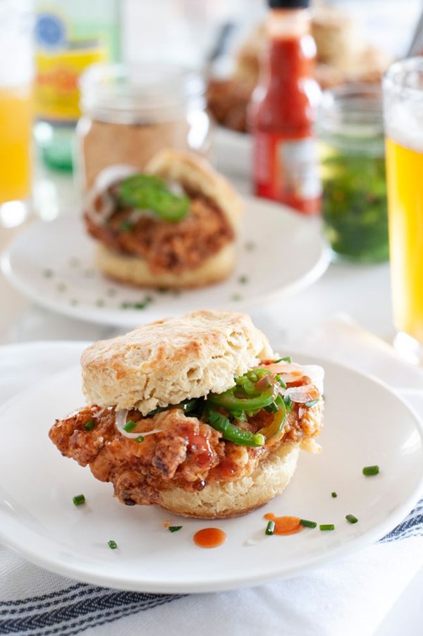 Will Coleman's fried chicken biscuit sandwiches