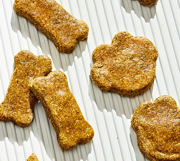 Wilted greens dog treats