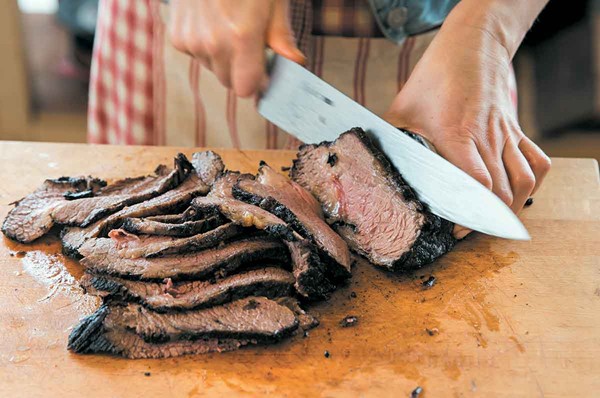 Wine-braised brisket