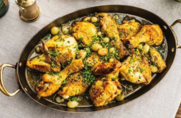 Winemaker's chicken [Annie Conley]