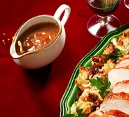 Wings-for-dinner gravy