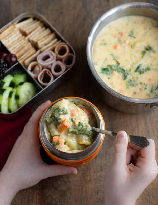 Winter blues buster creamy potato soup