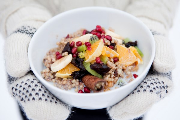 Winter buckwheat porridge