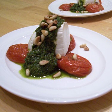Winter Caprese salad (Insalata Caprese invernale)