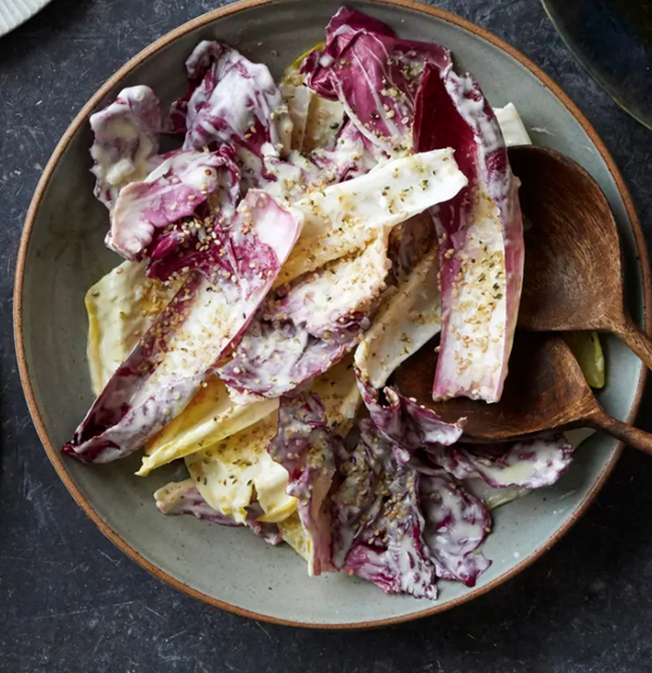 Winter chicory with buttermilk dressing