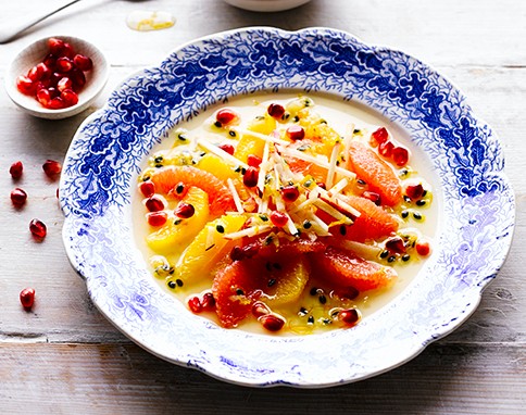 Winter citrus fruit salad