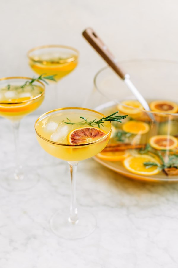 Winter citrus sangria