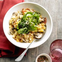 Winter garden polenta