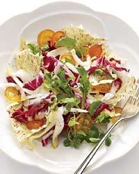 Winter greens salad