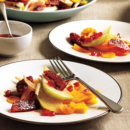 Winter jeweled fruit salad